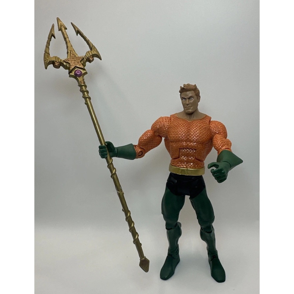 DC Universe Classics Wave 2 Grodd CNC Series AQUAMAN Short Hair Figure & Trident